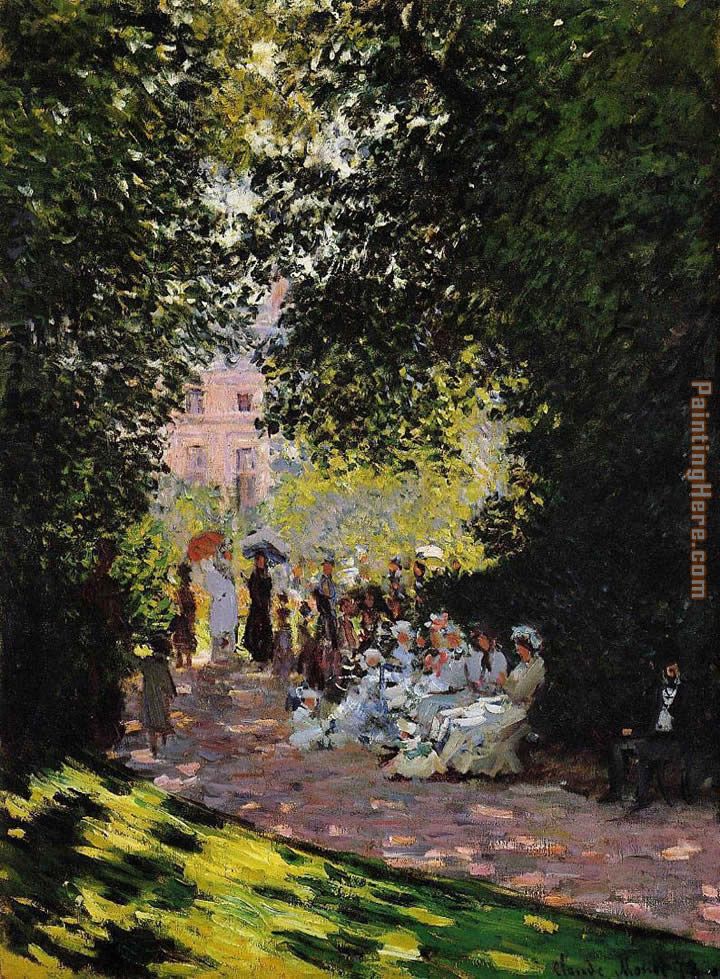 The Parc Monceau Paris 2 painting - Claude Monet The Parc Monceau Paris 2 art painting